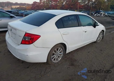 2012 Honda Civic Ex из США, поврежденный, VIN 19XFB2F80CE340600